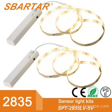 Motion Activated Bed Light,Flexible LED Bed Strip Light Kit Motion Sensor Night Light Bedside Lamp Cabinet Light